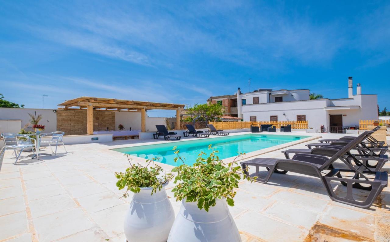 Dependance Specchia With Pool Apartment Bagian luar foto