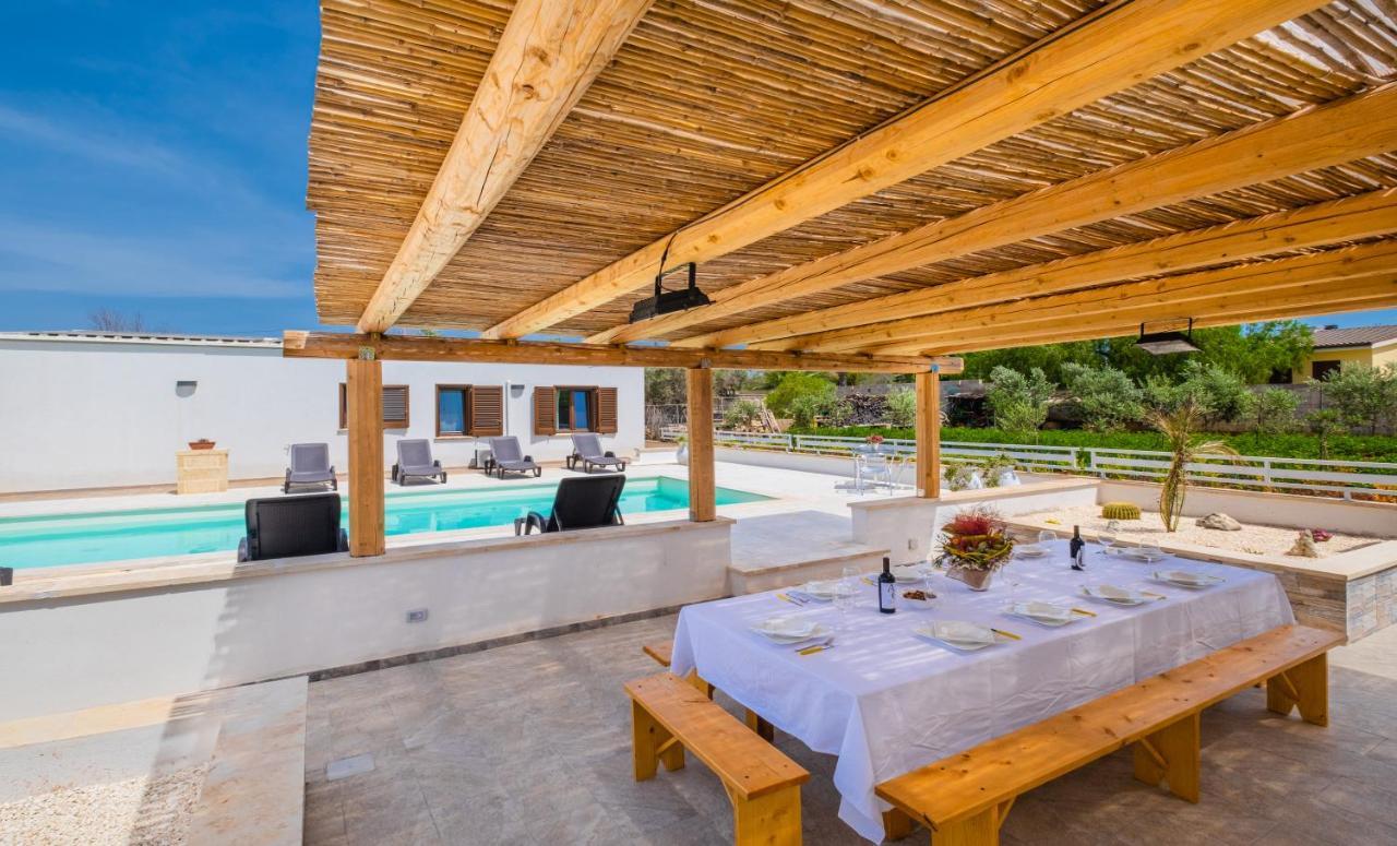 Dependance Specchia With Pool Apartment Bagian luar foto