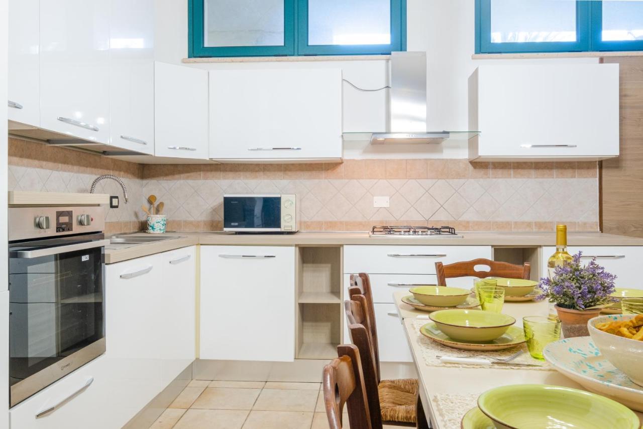 Dependance Specchia With Pool Apartment Bagian luar foto